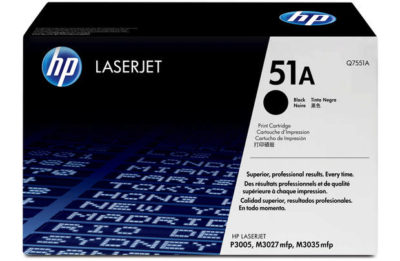 HP 51A Black Original LaserJet Toner Cartridge (Q7551A)